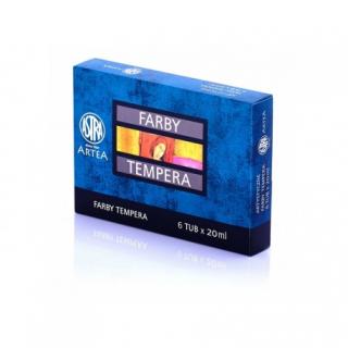 ARTEA Temperové farby Profi 6x20ml, 83419901