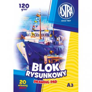 ASTRA Náčrtník / skicár A3, 20 listov 120g/m2, 106119003