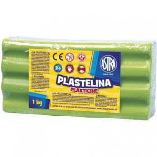 ASTRA Plastelína 1kg Zelená svetlá, 303111017