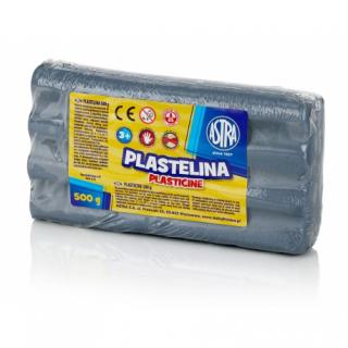 ASTRA Plastelína 500g Metalická Strieborná, 303117015