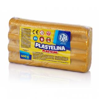 ASTRA Plastelína 500g Metalická Zlatá, 303117014