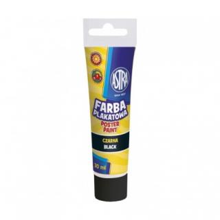 ASTRA Temperová farba v tube 30ml ČIERNA, 83110909