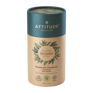 ATTITUDE Prírodný tuhý deodorant Super leaves - bez vône 85 g