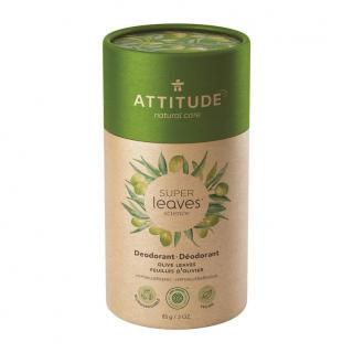 ATTITUDE Prírodný tuhý deodorant Super leaves - olivové listy 85 g