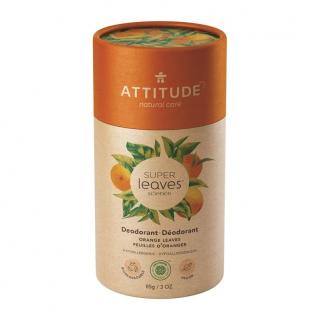ATTITUDE Prírodný tuhý deodorant Super leaves - pomarančové listy 85 g