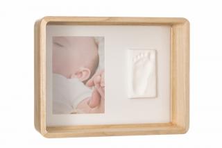 BABY ART Rámček na odtlačky a fotografiu Deep Frame Wooden