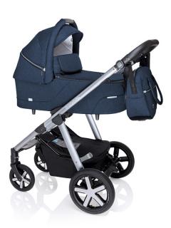 BABY DESIGN Kočík kombinovaný Husky 103 Navy