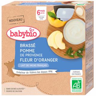 BABYBIO Brass jablko pomarančový kvet 4x85 g