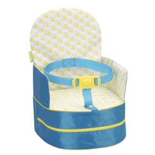 BADABULE Prenosná detská stolička 2v1 One-the-Go Blue