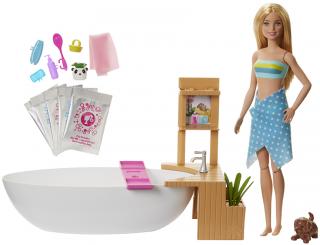 Barbie Wellness bábika v kúpeľoch herný set