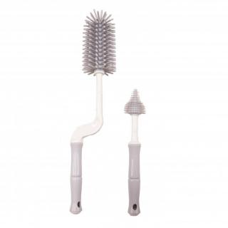 BO JUNGLE Kefa na fľaše B-Bottle Brush Set Grey