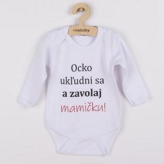 Body s potlačou New Baby a zavolaj MAMIČKU!