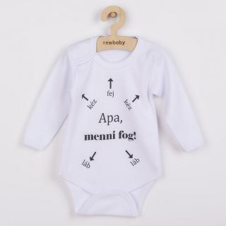 Body s potlačou New Baby Apa, menni fog!