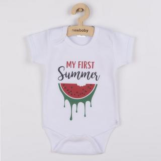 Body s potlačou New Baby My first Summer