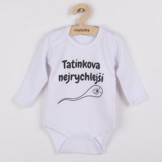 Body s potlačou New Baby Tatínkova nejrychlejší