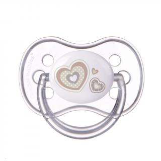 CANPOL BABIES Cumlík silikónový symetrický 18m+ Newborn Baby - béžová