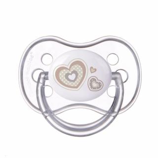 CANPOL BABIES Cumlík silikónový symetrický 6-18m Newborn Baby - béžová