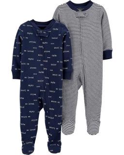 CARTER'S Overal na zip Sleep&amp;Plays Navy chlapec LBB 2 ks PRE/ veľ. 46