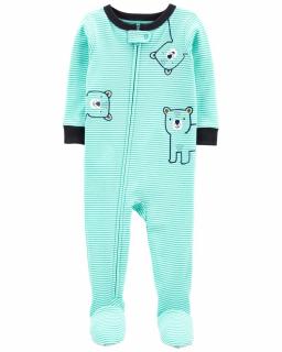 CARTER'S Overal zips obojstranný Bear chlapec 12m