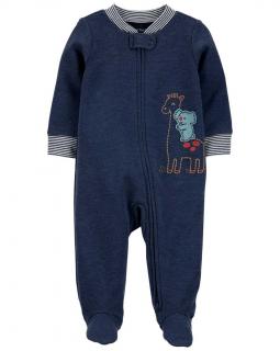 CARTER'S Overal zips obojstranný Navy Koala chlapec 3m