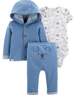 CARTER'S Set 3dielny mikina, body, nohavice Bear chlapec PRE/ veľ. 46