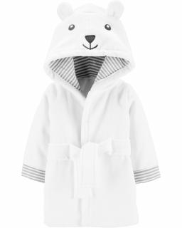 CARTER'S Župan s kapucňou s uškami White Bear neutrál LBB 0-9m, veľ. 74