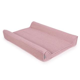 CEBA Poťah na prebaľovaciu podložku Waffle Line 50 x 70 Silver Pink Ceba