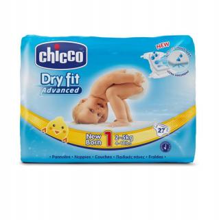 CHICCO Plienky jednorázové Newborn (2-5 kg)  27 ks