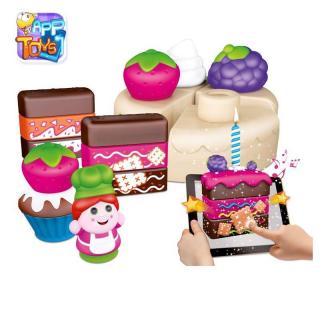 CHICCO Stavebnica App Toys 30ks - Koláčovo