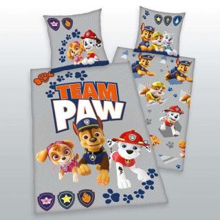 DETEXPOL Obliečky Paw Patrol grey  Bavlna, 140/200, 70/80 cm