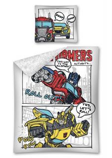 DETEXPOL Obliečky Transformers komiks  Bavlna, 140/200, 70/80 cm