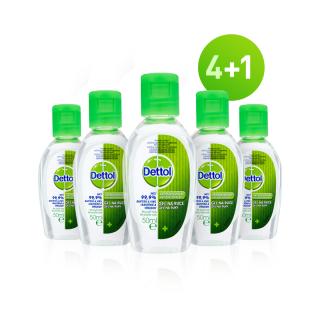 DETTOL Gély na ruky antibakteriálne 5 x 50 ml (4+1)