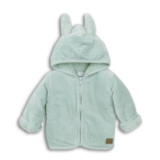 DIRKJE Mikina s kapucňou D_BOY CUTE LITTLE BUNNY 50 Light Green