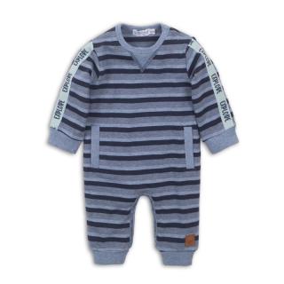 DIRKJE Set 1dielny + čiapka D-BOY ADVENTURE TIME 62 Blue melee + navy