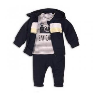 DIRKJE Set 3dielny C-SO SUNNY SAY CHEESE 56 Navy-White