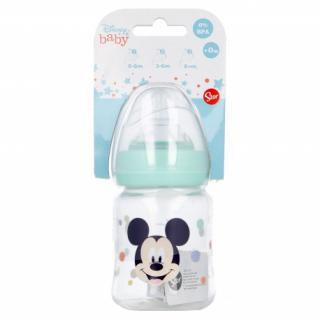 Dojčenská fľaša MICKEY MOUSE, 0+, 150ml, 13001