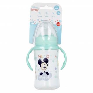 Dojčenská fľaša s rúčkami MICKEY MOUSE, 360ml, 10+, 13004