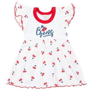 Dojčenské bavlnené šatôčky New Baby Cherry