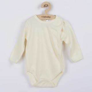 Dojčenské body celorozopínacie New Baby Classic béžove