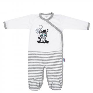 Dojčenský bavlnený overal New Baby Zebra exclusive