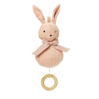 ELODIE DETAILS Hudobná hračka Powder pink Bunny
