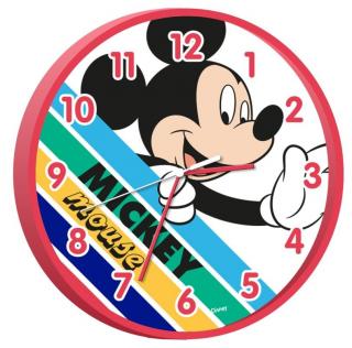 EUROSWAN Hodiny Mickey color Plast, 24 cm