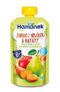 HAMÁNEK Kapsička Jablko, hruška, sladké zemiaky 100 g