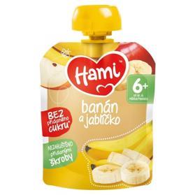 HAMI Kapsička ovocná Banán a jabĺčko 90g