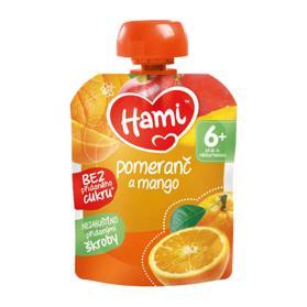 HAMI Príkrm ovocný Kapsička pomaranč a mango 90g
