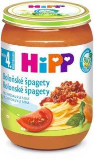 HiPP BIO Špagety v bolonskej omáčke 190 g - mäsovo-zeleninový príkrm