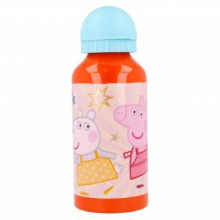 Hliníková fľaša na pitie PEPPA PIG, 400ml, 41234