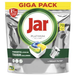 JAR Platinum All In One tablety do umývačky Lemon, 70 ks