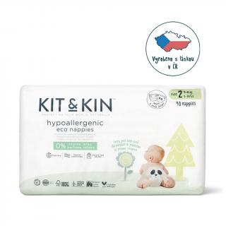 KIT &amp; KIN eko plienky, veľkosť 2 (40 ks), 4-8 kg