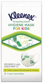 KLEENEX Ochranná tvárová maska pre deti 5 ks